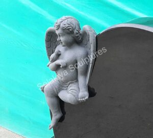 Baby angel sculpture in selakiya sculpture